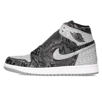 NIKE Air Jordan 1 High OG Rebellionaire Black Size 9