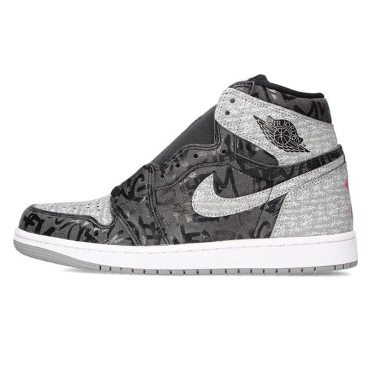 NIKE Air Jordan 1 High OG Rebellionaire Black Size 9