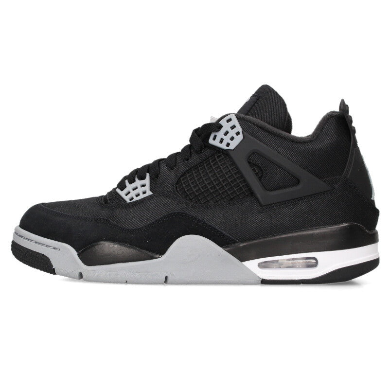 NIKE Air Jordan 4 SE Black & Light Steel Black Size 9.5