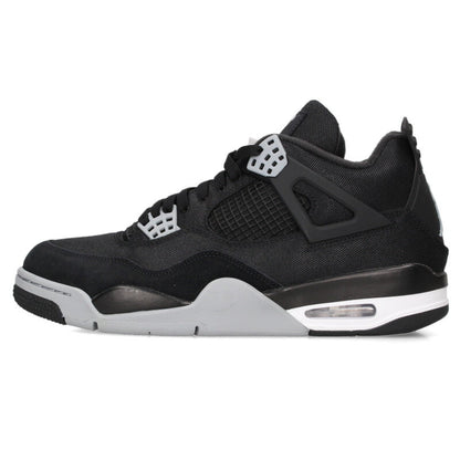 NIKE Air Jordan 4 SE Black & Light Steel Black Size 9.5