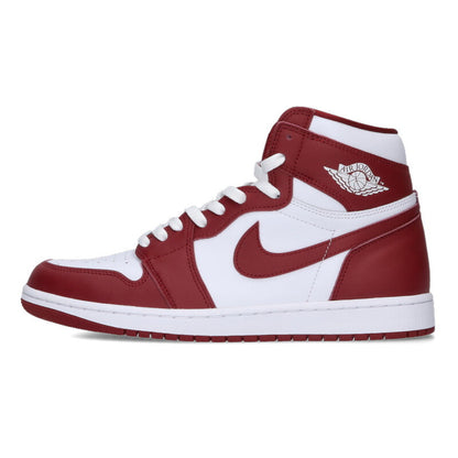 NIKE Air Jordan 1 Retro High OG Bordeaux White Size 11
