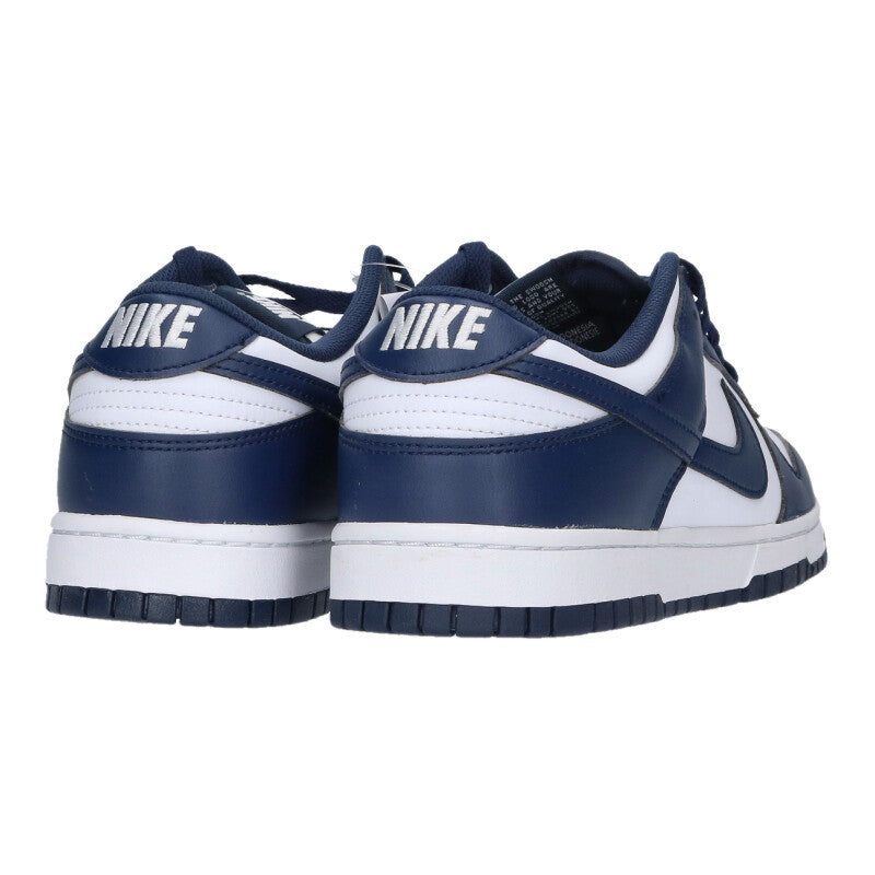 NIKE Dunk Low Retro White Midnight Navy Size 11