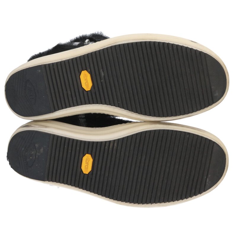 Rick Owens Cargobasket Haircalf Sneakers Black Size 8.5