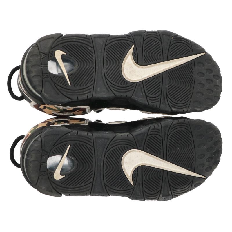 NIKE Air More Uptempo 96 QS Black Camo Size 10