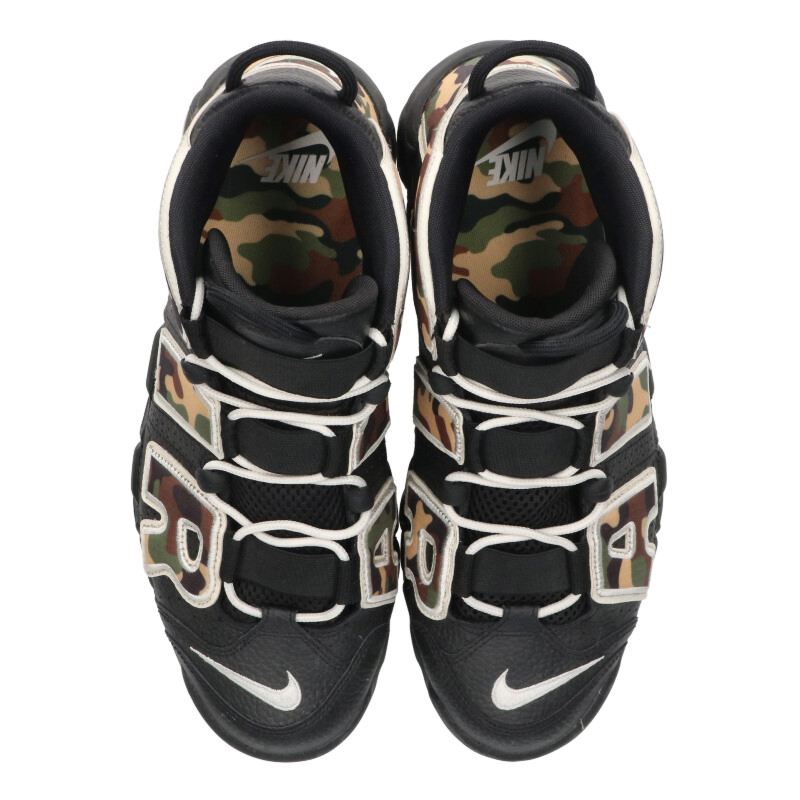 NIKE Air More Uptempo 96 QS Black Camo Size 10