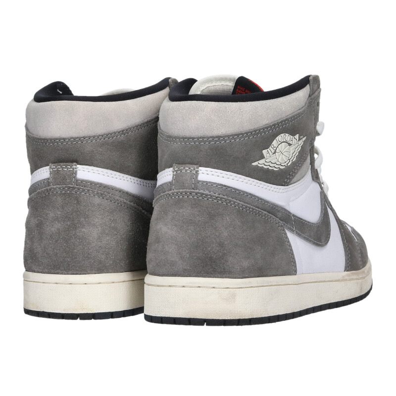 NIKE Air Jordan 1 Retro High OG Grey White Size 10