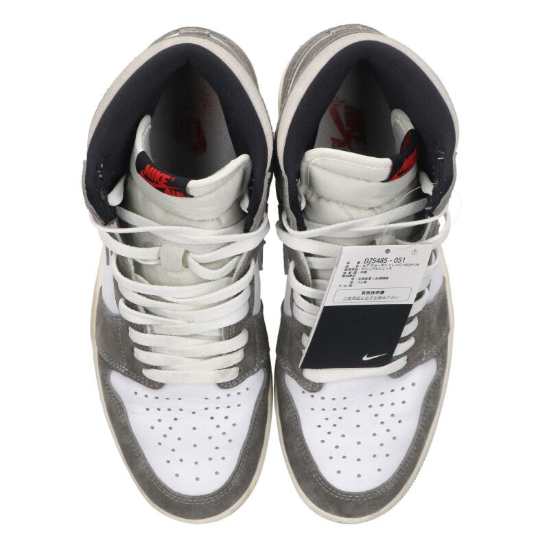 NIKE Air Jordan 1 Retro High OG Grey White Size 10