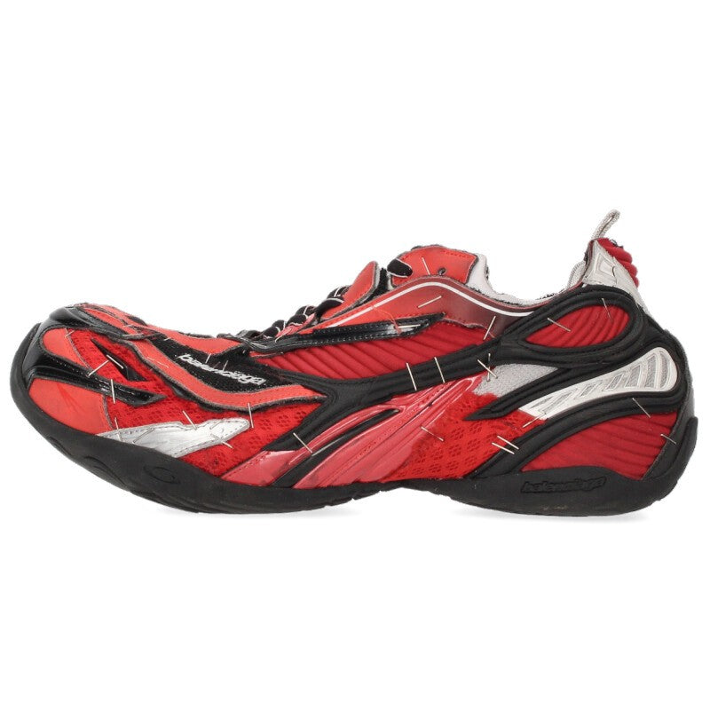 BALENCIAGA Soleless Sneakers Red Size 6.5