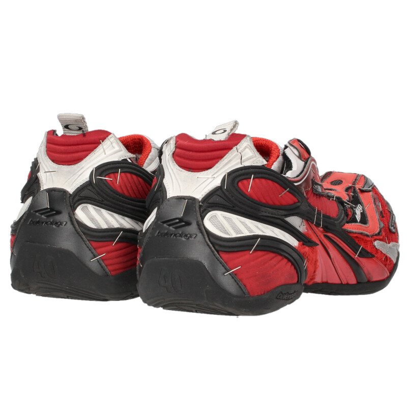 BALENCIAGA Soleless Sneakers Red Size 6.5