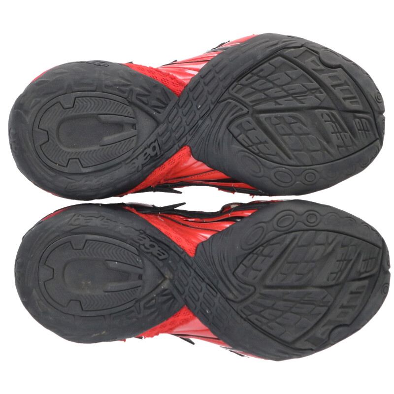 BALENCIAGA Soleless Sneakers Red Size 6.5