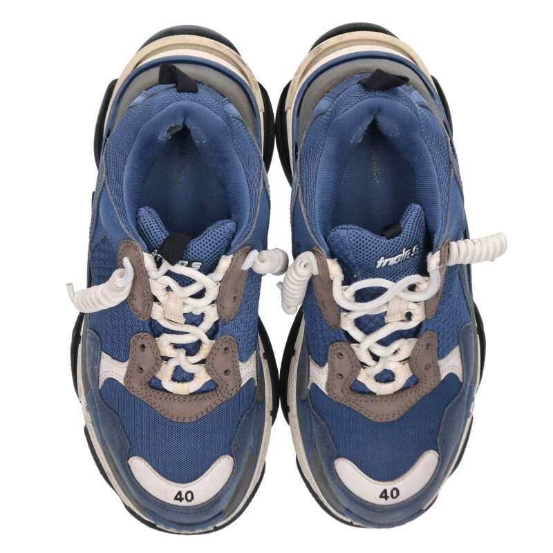 Balenciaga TRIPLE S Sneakers Blue Size 40