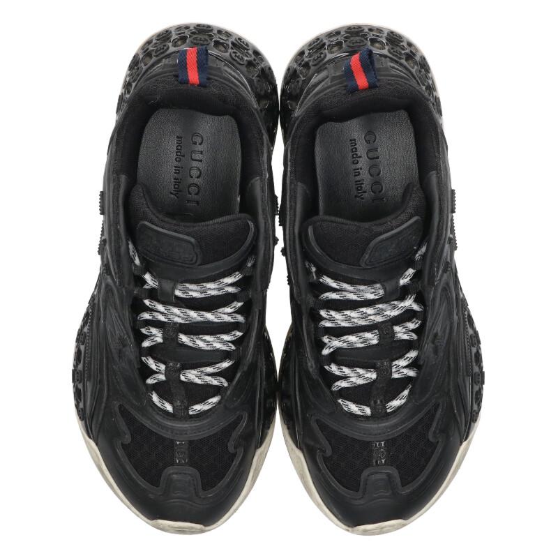 GUCCI Cub3d Mesh Panel Low Top Sneaker Black Size 6