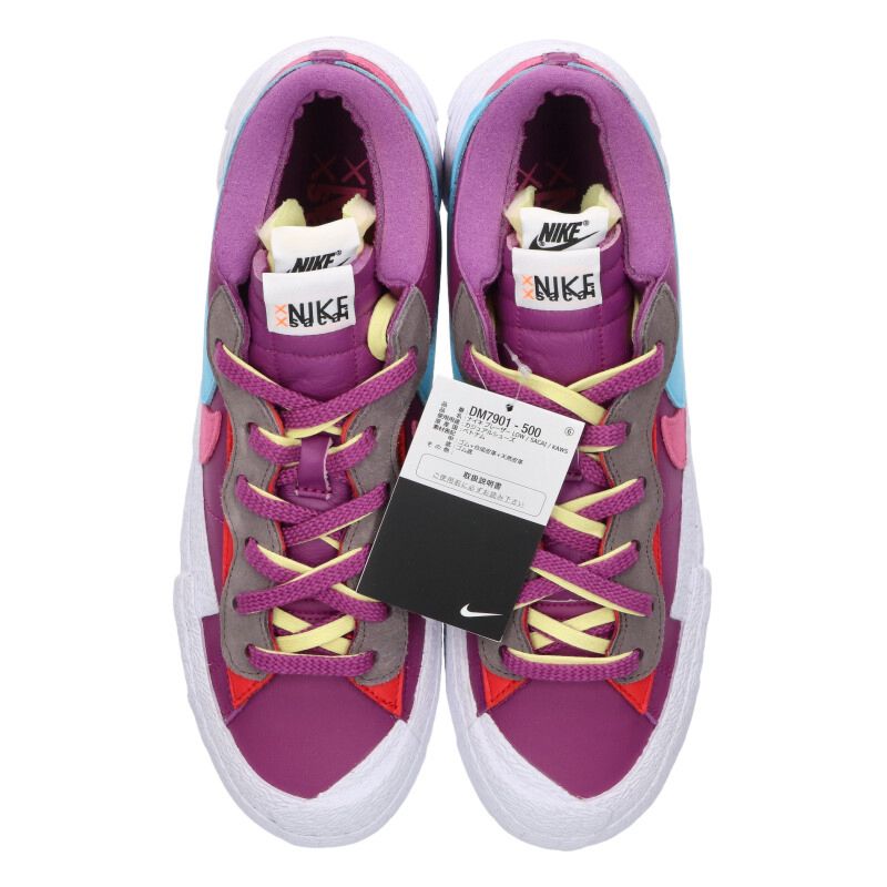 Sacai x Nike KAWS Blazer Low Purple White Size 10.5