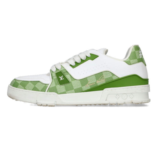 Louis Vuitton LV Golf Leather Sneakers White x Green Size 9
