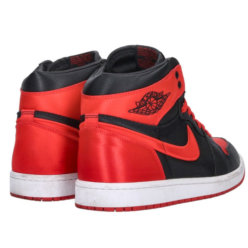NIKE W Air Jordan 1 Retro High OG Black Red Size 8.5
