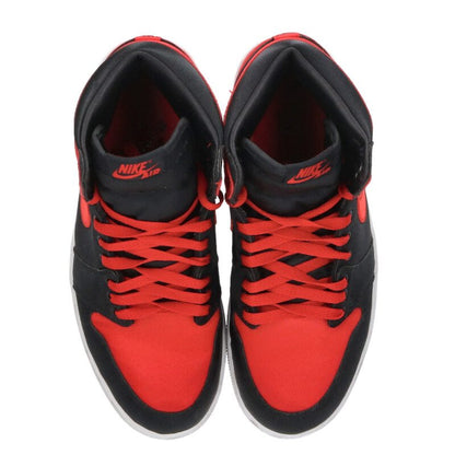 NIKE W Air Jordan 1 Retro High OG Black Red Size 8.5