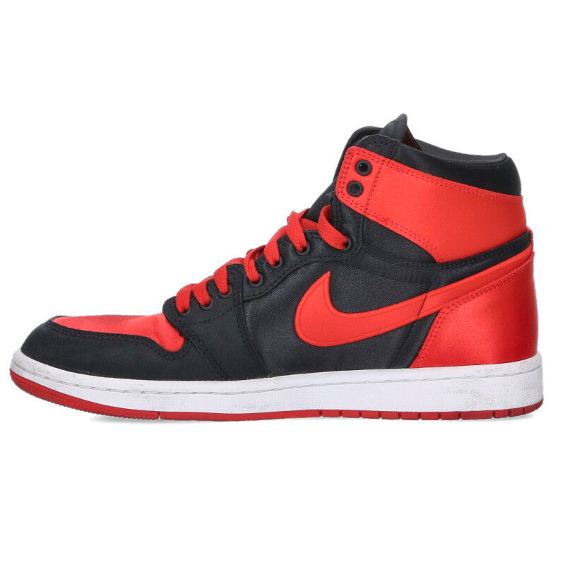 NIKE W Air Jordan 1 Retro High OG Black Red Size 8.5