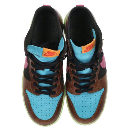 UNDEFEATED x NIKE Dunk Hi NL Black Pink Size 8.5
