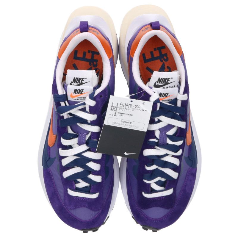 Sacai x Nike VaporWaffle Purple Sneakers Size 9