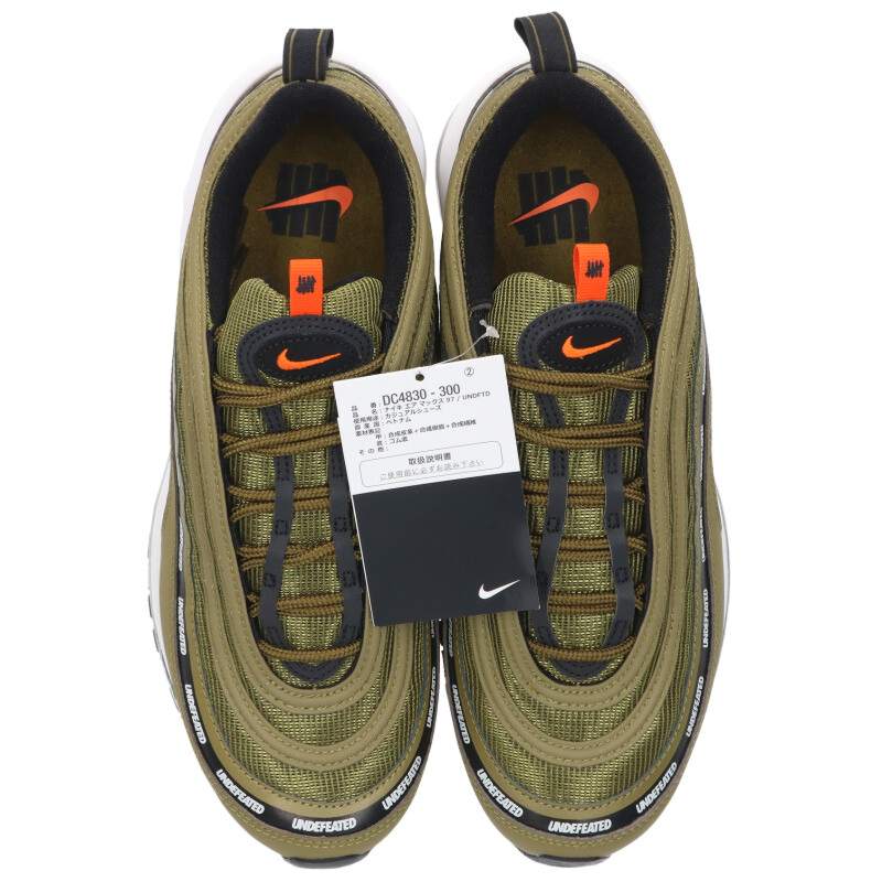 UNDEFEATED x Nike Air Max 97 UNDFTD Khaki Size 9
