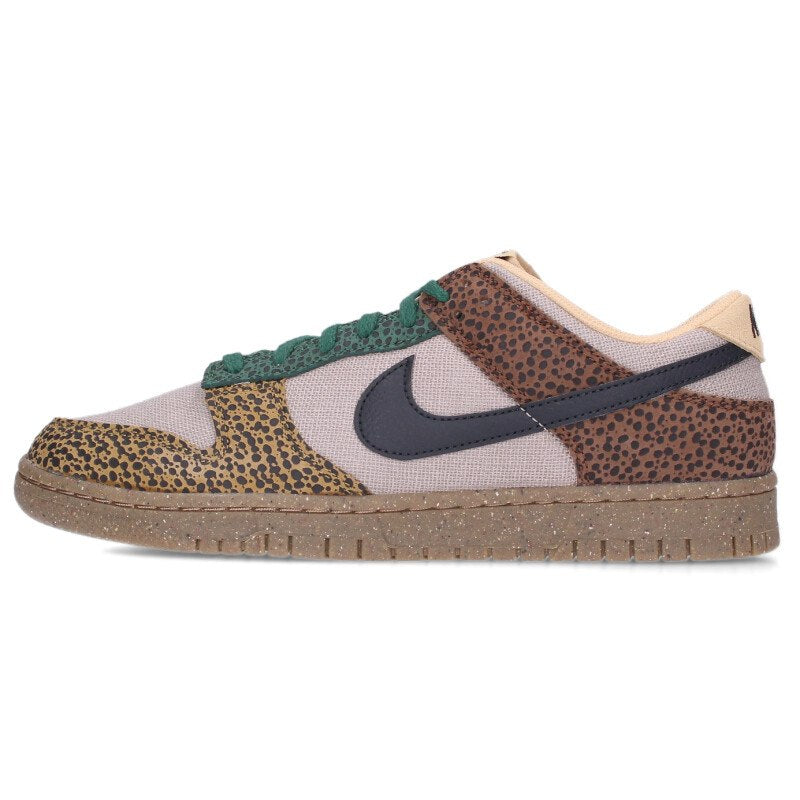 NIKE Dunk Low Safari Brown Sneakers Size 10