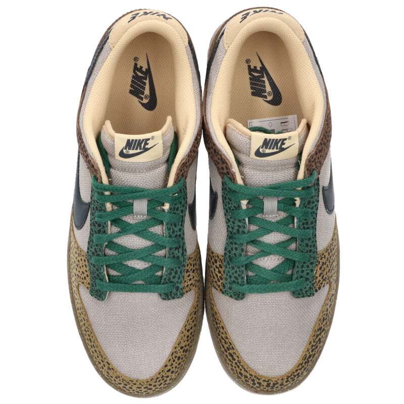 NIKE Dunk Low Safari Brown Sneakers Size 10