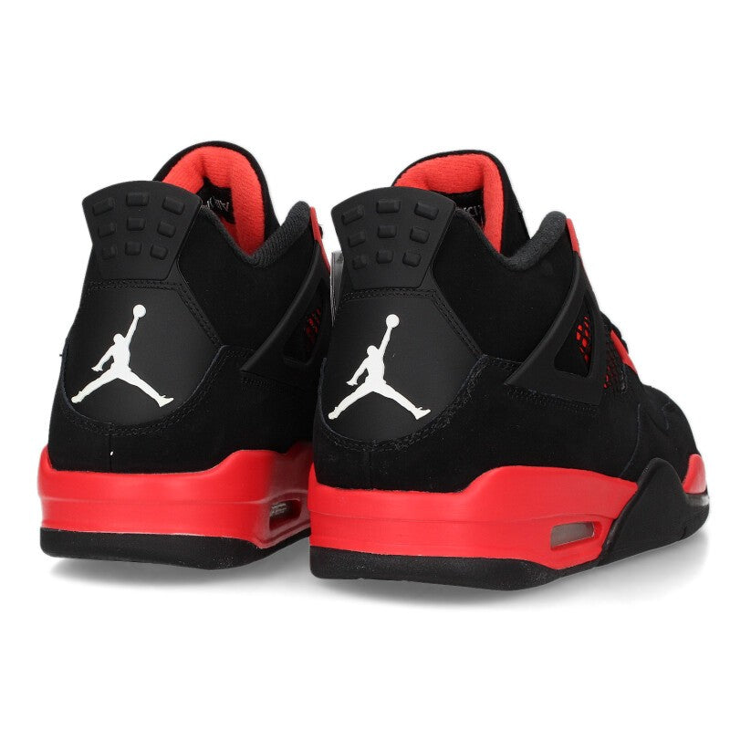 NIKE Air Jordan 4 Red Thunder Crimson Leather Size 10.5