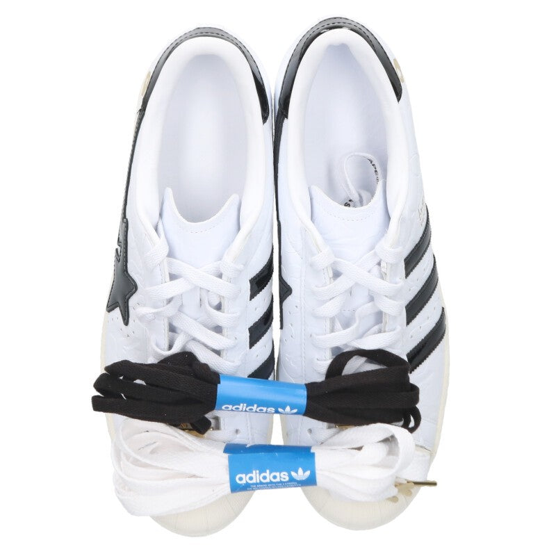 A BATHING APE x adidas Superstar V BAPE White Size 11