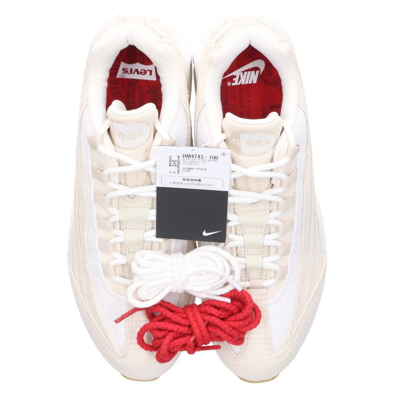 LEVI'S x Nike Air Max 95 OG Denim White Leather Size 11