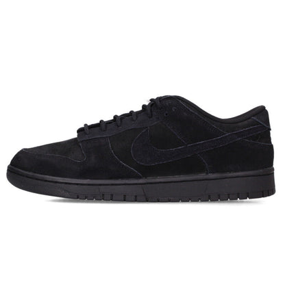 NIKE Dunk Low SE Triple Black Leather Sneakers Size 13