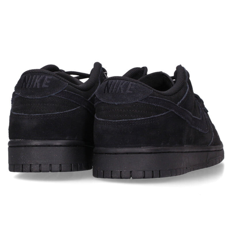 NIKE Dunk Low SE Triple Black Leather Sneakers Size 13