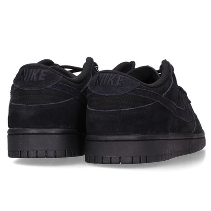 NIKE Dunk Low SE Triple Black Leather Sneakers Size 13