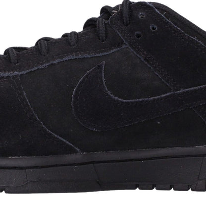 NIKE Dunk Low SE Triple Black Leather Sneakers Size 13