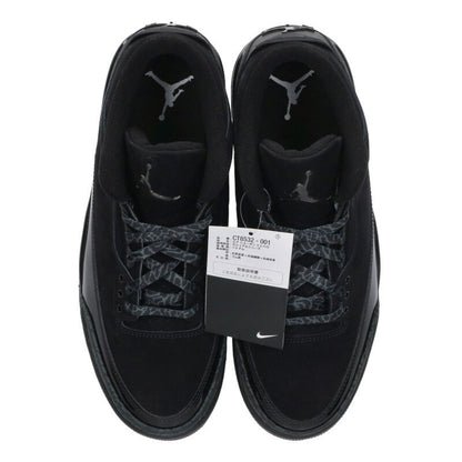 NIKE Air Jordan 3 Retro Black Cat Size 9.5