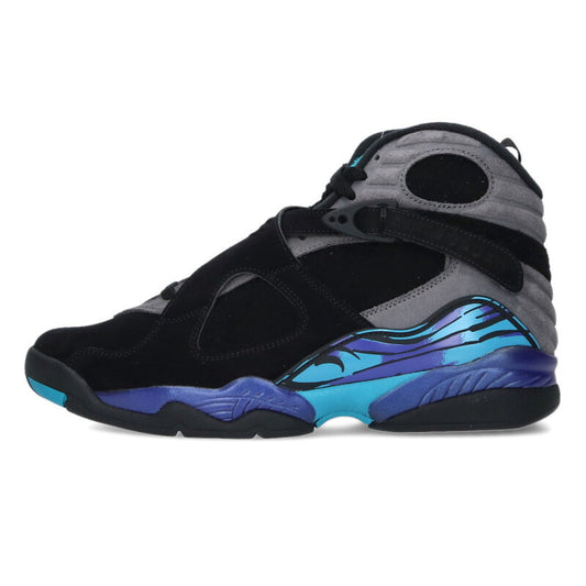 NIKE Air Jordan 8 Retro Aqua Black Blue Size 10