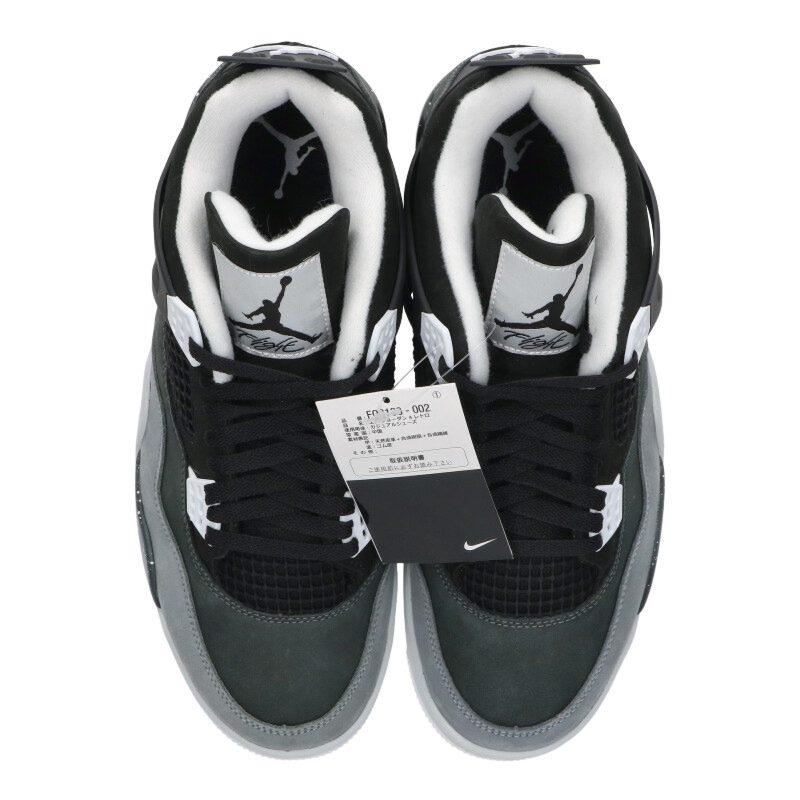 NIKE Air Jordan 4 Retro Fear Black Size 10.5