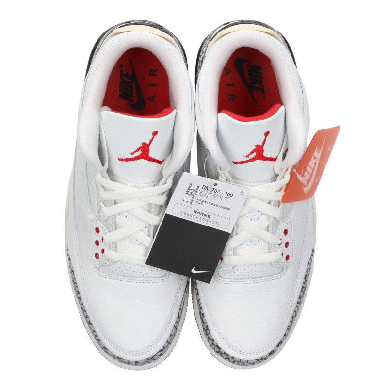 NIKE Air Jordan 3 Retro White Cement Reimagined Size 10