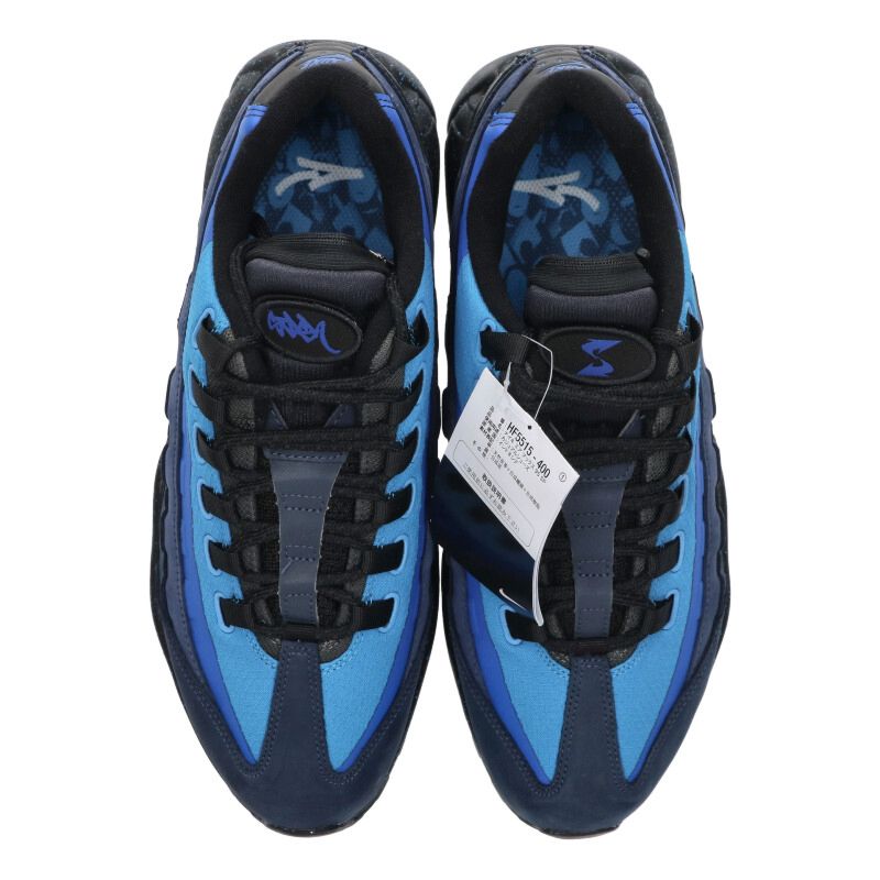 NIKE Air Max 95 Black & Harbor Blue HF5515-400 Size 10