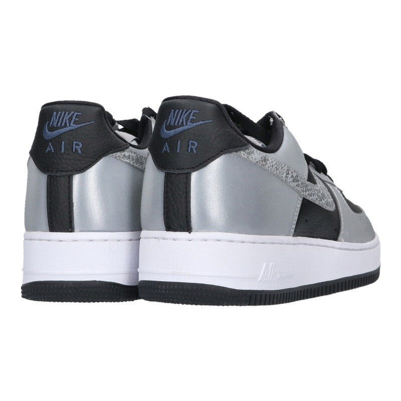 NIKE Air Force 1 Low Silver Snake DJ6033-001 Size 9