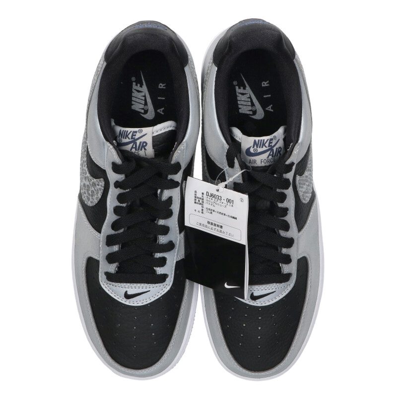 NIKE Air Force 1 Low Silver Snake DJ6033-001 Size 9