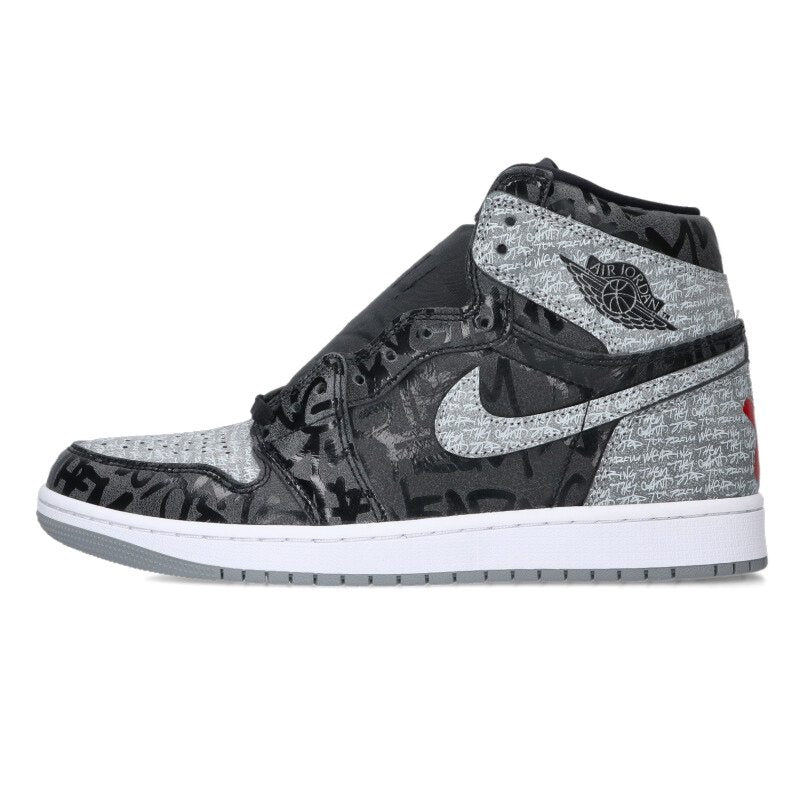 NIKE Air Jordan 1 High OG Rebellionaire Black/Grey Size 9.5