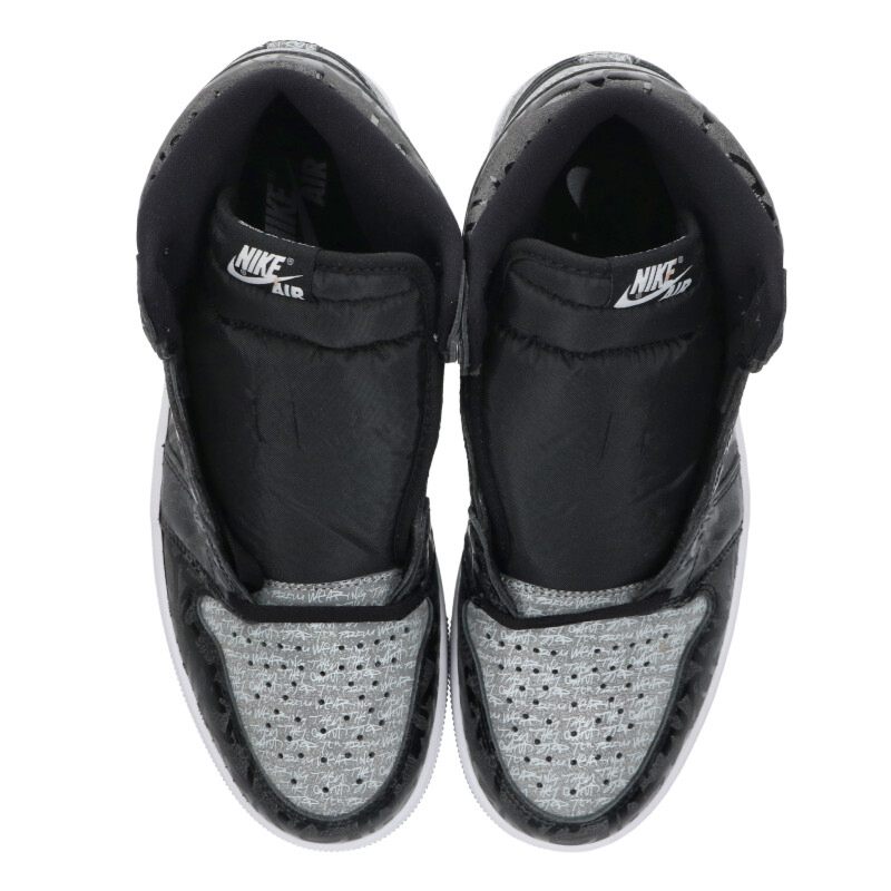 NIKE Air Jordan 1 High OG Rebellionaire Black/Grey Size 9.5