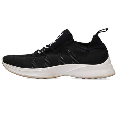 DIOR B25 Logo Print Mesh Low-Top Sneakers Black Size 9.5