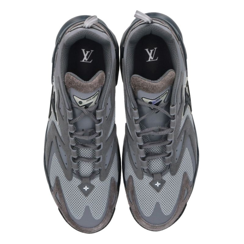 Louis Vuitton Logo Sneakers Gray Size 12