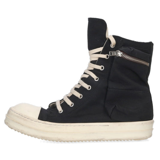 DRKSHDW Ramones Canvas High Top Sneakers Black Size 7.5