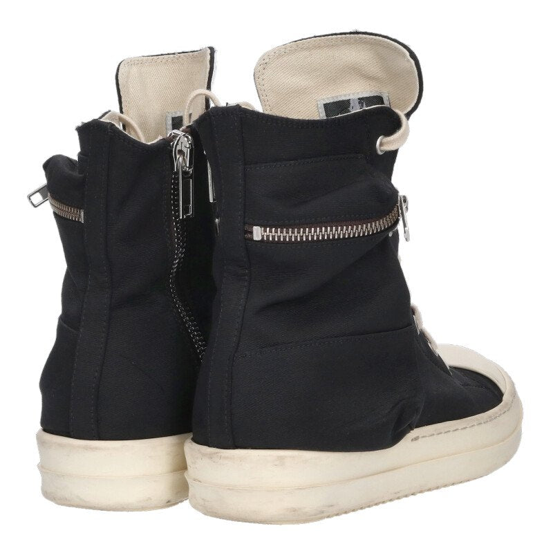 DRKSHDW Ramones Canvas High Top Sneakers Black Size 7.5