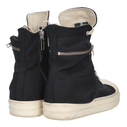 DRKSHDW Ramones Canvas High Top Sneakers Black Size 7.5