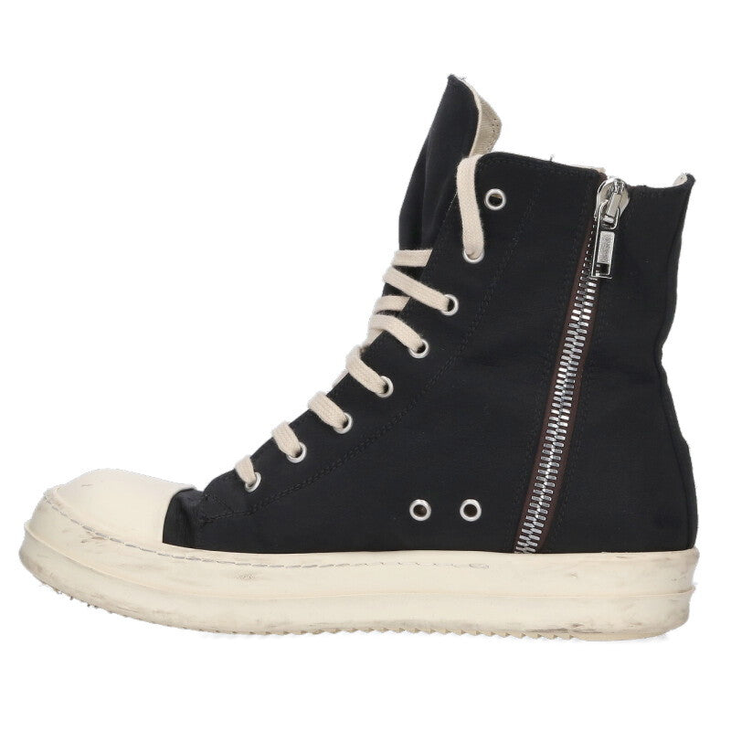 DRKSHDW Ramones Canvas High Top Sneakers Black Size 7.5