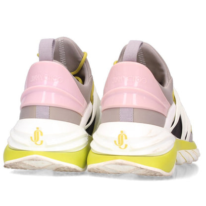 JIMMYCHOO COSMOS M Lace-Up Low-Top Sneakers Gray Size 6.5