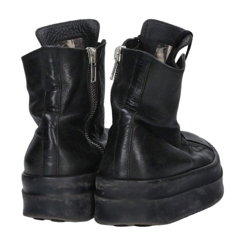 Rick Owens Mega Bumper Ramones Leather High-Top Size 7.5